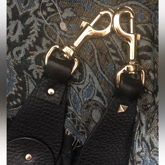 Valentino Guitar Strap - Tie Dye Rasta Jamaican Rockstud - Picture 10 of 11